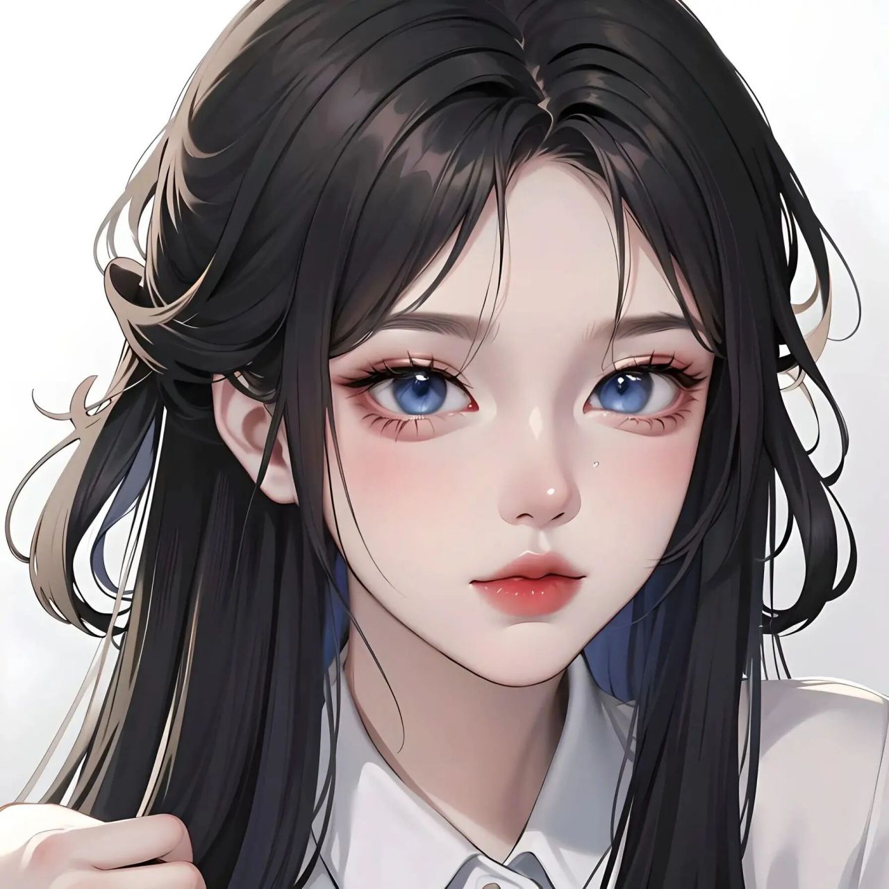 黑发少女 头像 更新一期黑发妹妹头像! 	 这组真的超爱