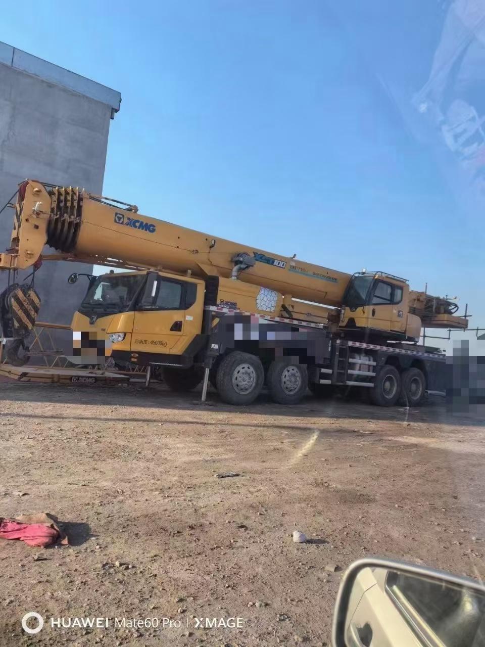 21年上牌 徐工xct75l6 国五 一手车 精品无事故 20吨配重 50米大臂