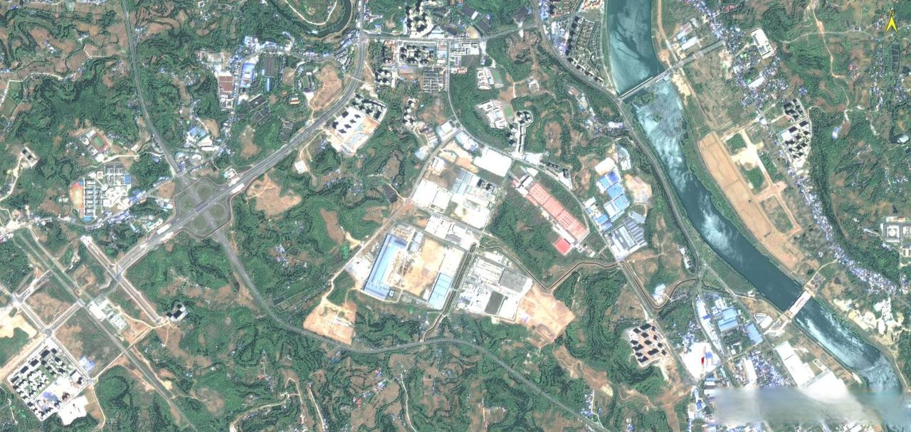 成都本地卫星地图为大家分享简阳市5月13号最新卫星地图.
