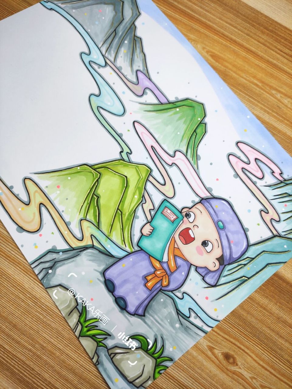 【题西林壁】古诗配图小报469模板 题西林壁/古诗配图/小报模板.