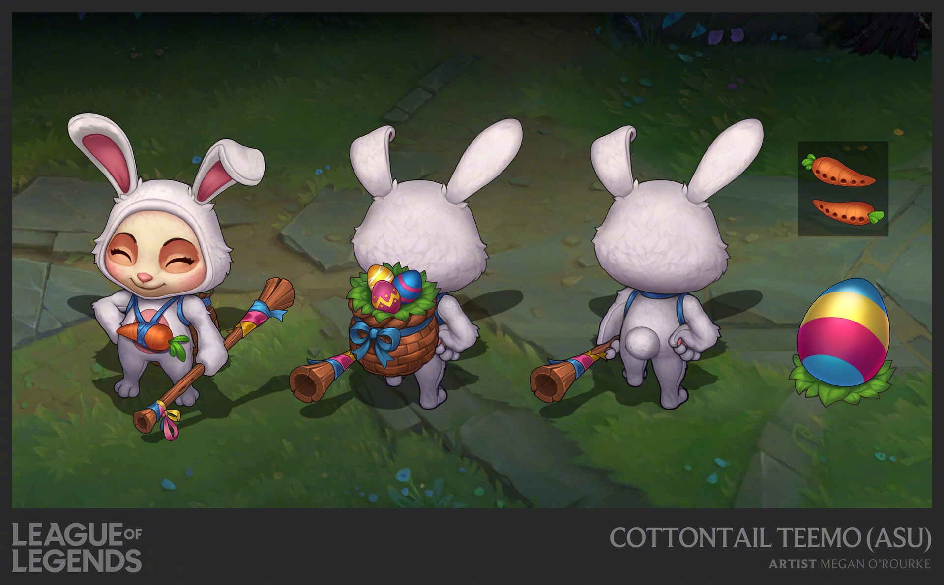 提莫视觉更新# 提莫队长,正在待命 设计师megan orourke分享了⊥兔