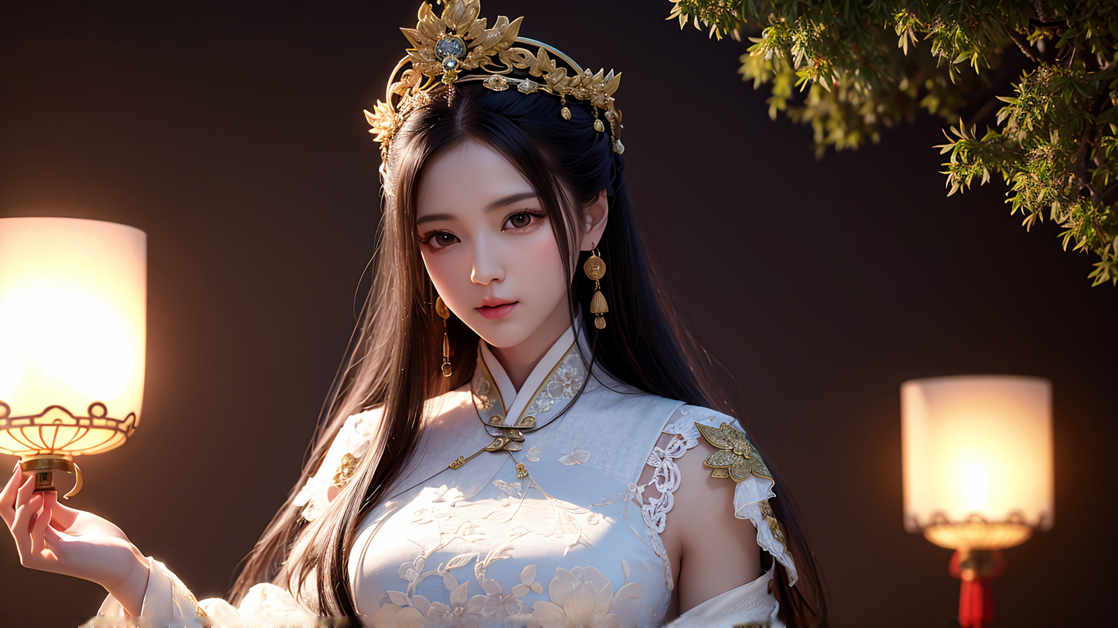 桃花源里看桃花,别说,还是很有诗意的!#ai国风##ai女友##ai古风美女