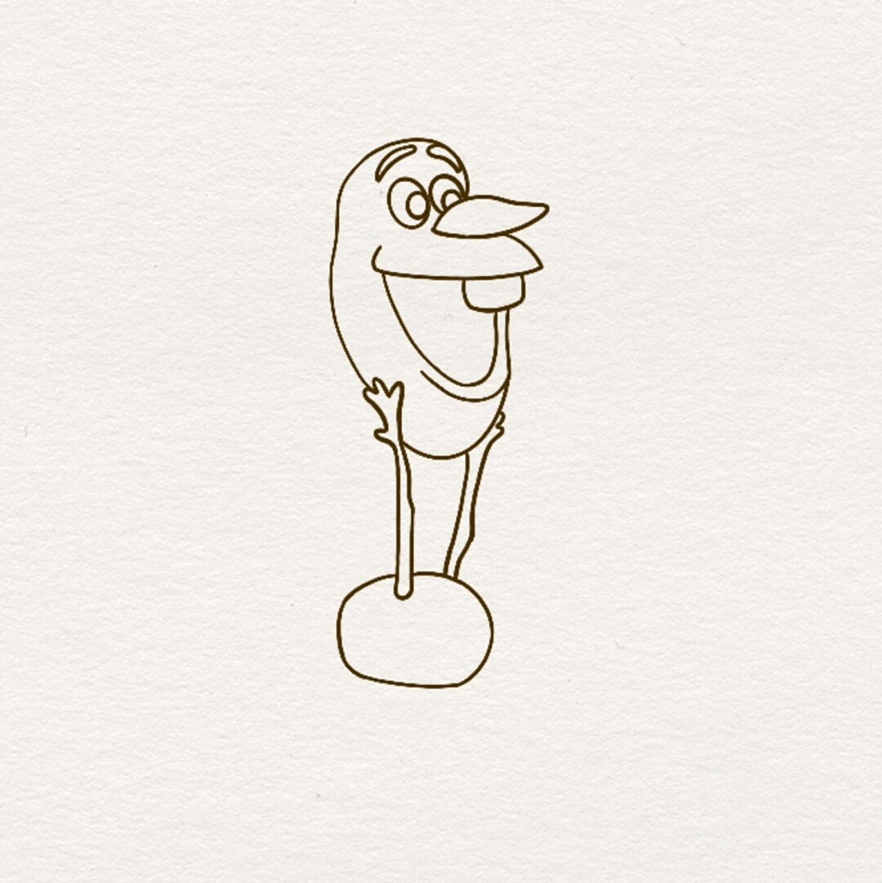 简笔画|【雪宝】(附过程) 7615 7615 7615 【冬天到啦 一