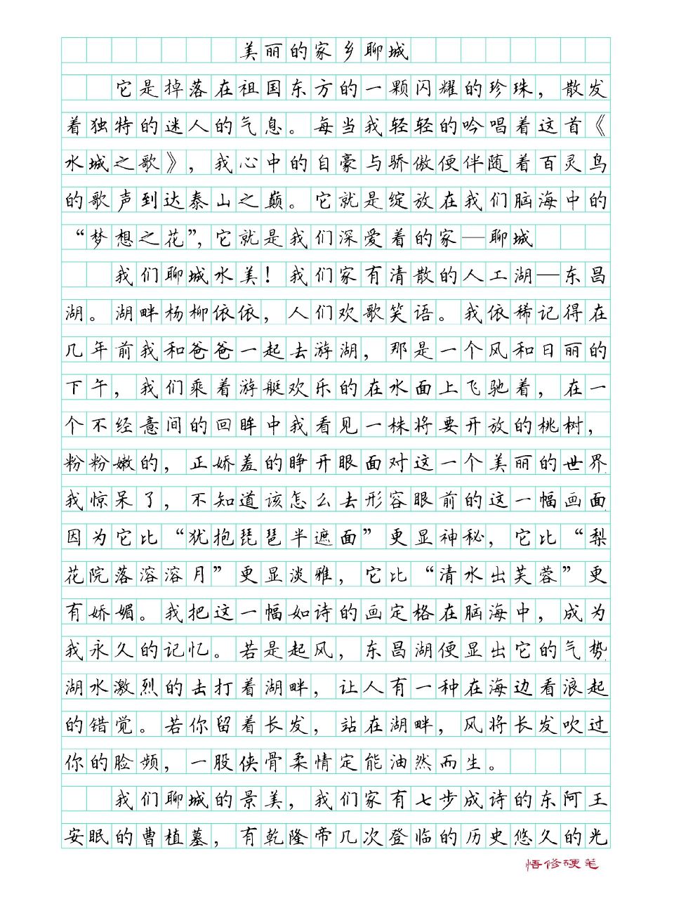 作文美丽的家乡图片