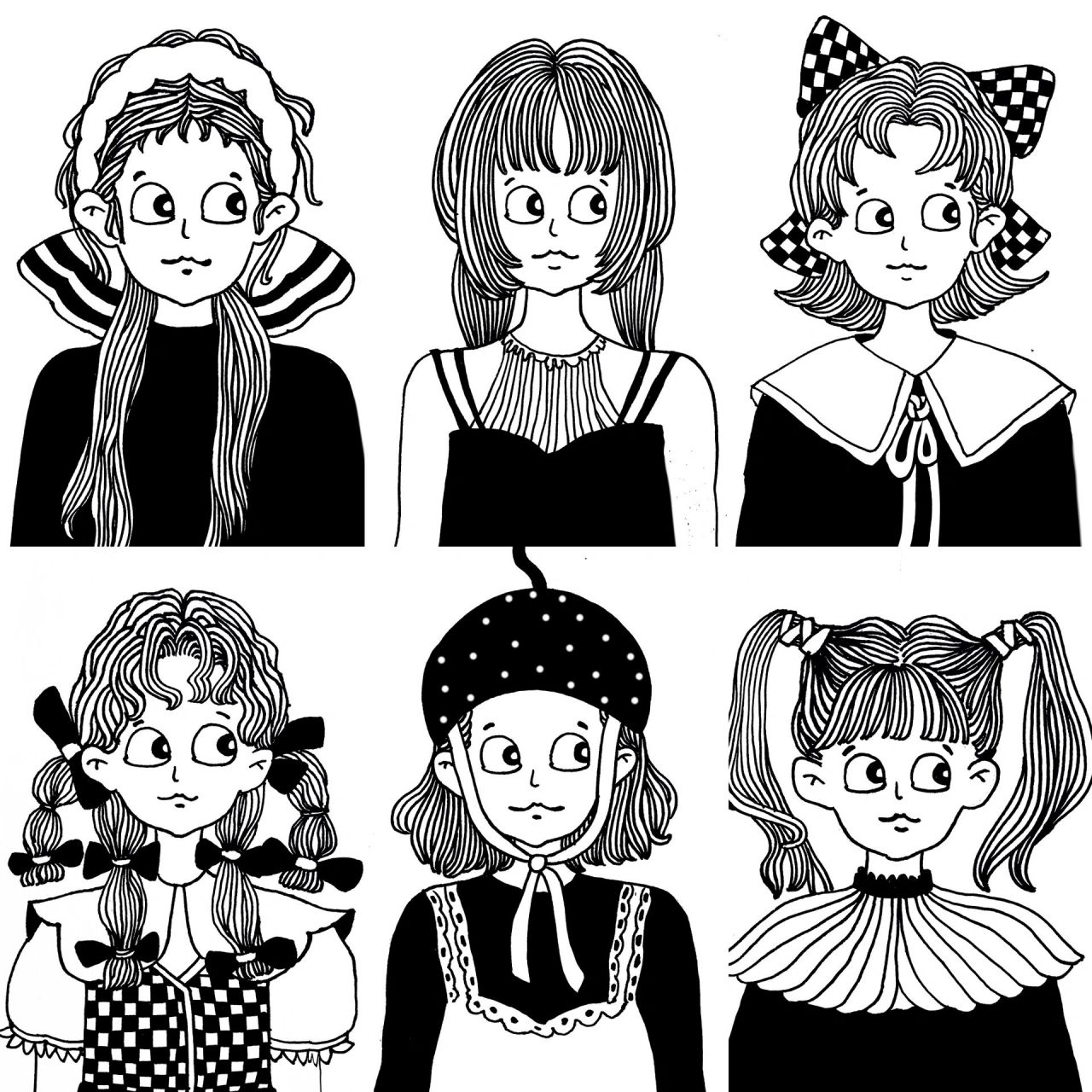 线描——《人物头像》