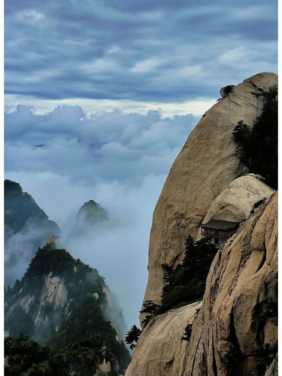 一波华山美图 听说爬华山很伤手机内存