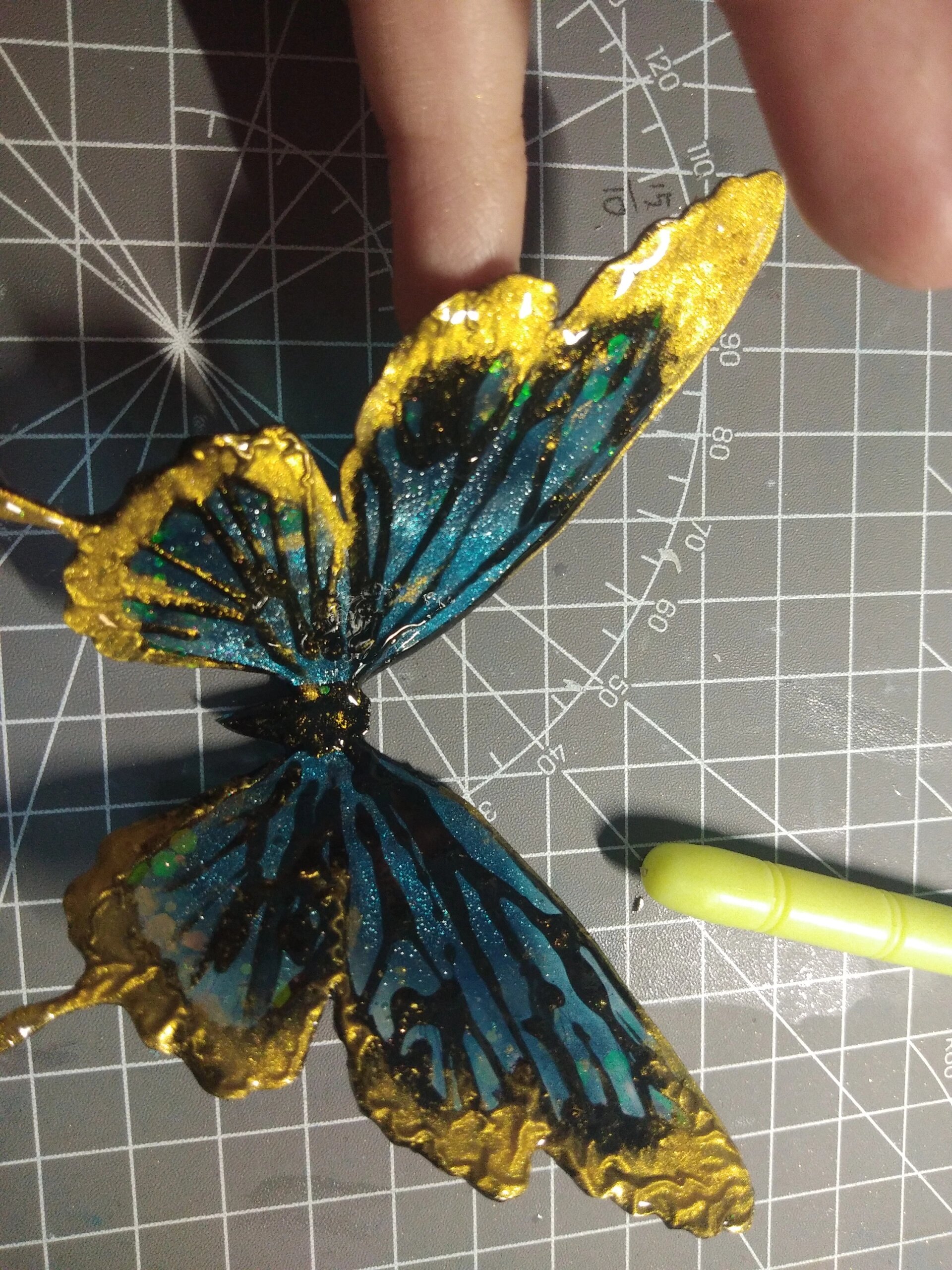 热缩片蝴蝶制作过程