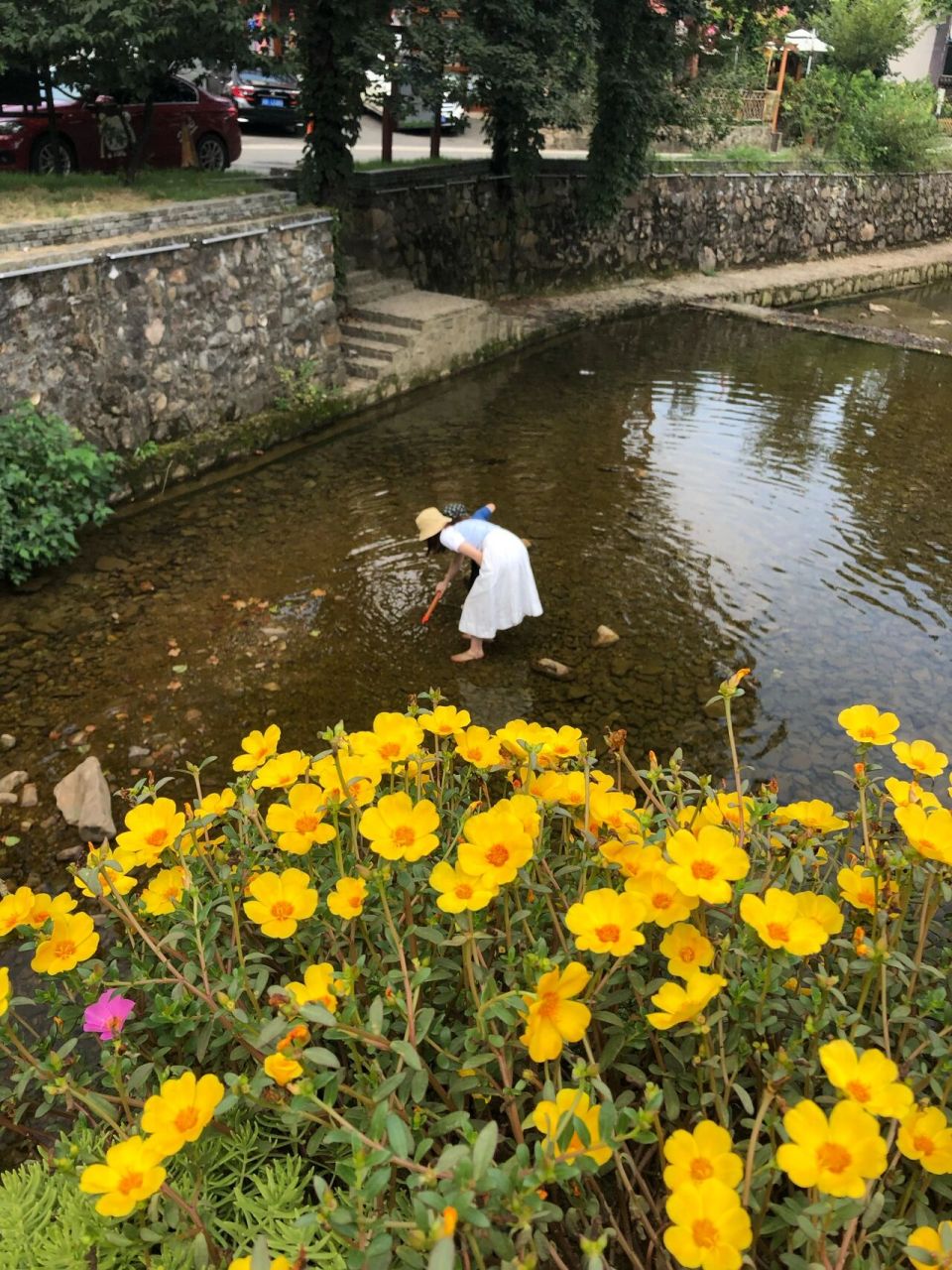 宜兴龙山村遛娃玩水 第二次来龙山村,第一次还是大肚纸的时候姐姐带我
