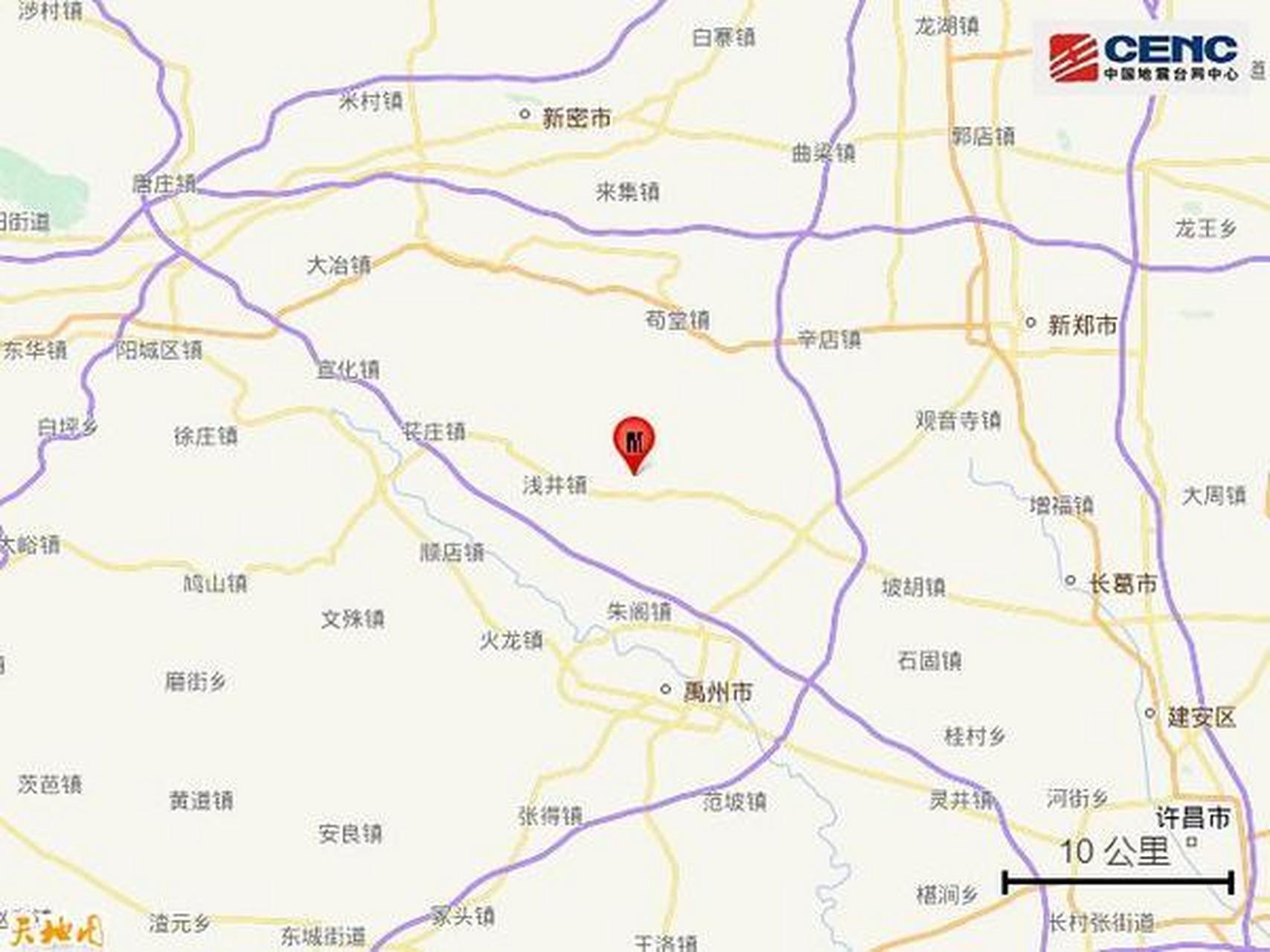 46度.(来源:中国地震台网)