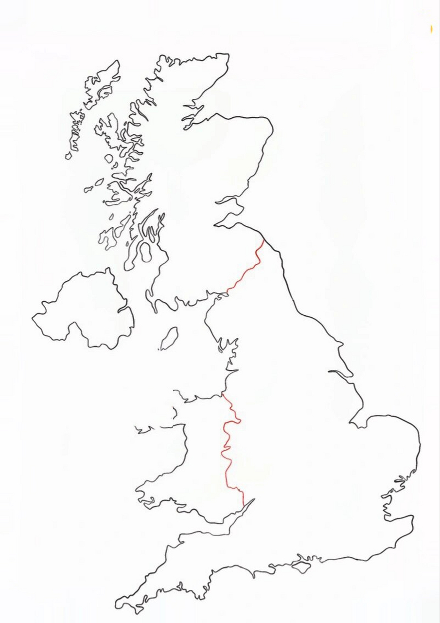 英国英伦三岛领土手绘地图90159297 无水印版请私9315