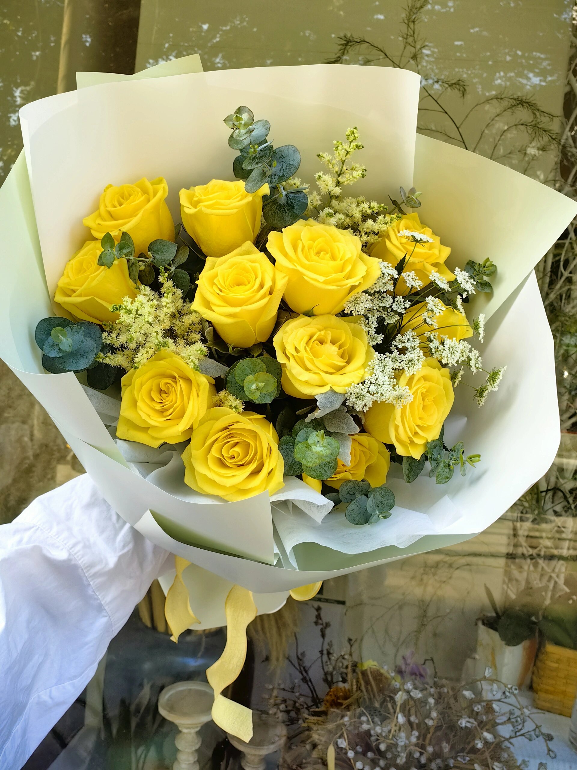 黄玫瑰花束