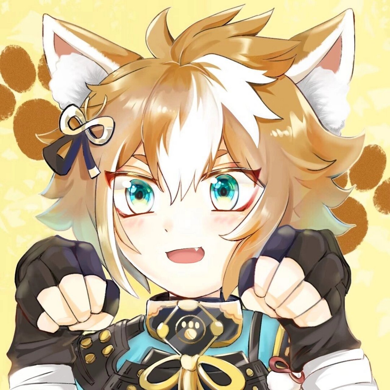 注《原神》 五郎头像 画个二创  五郎 最喜欢小狗崽了!