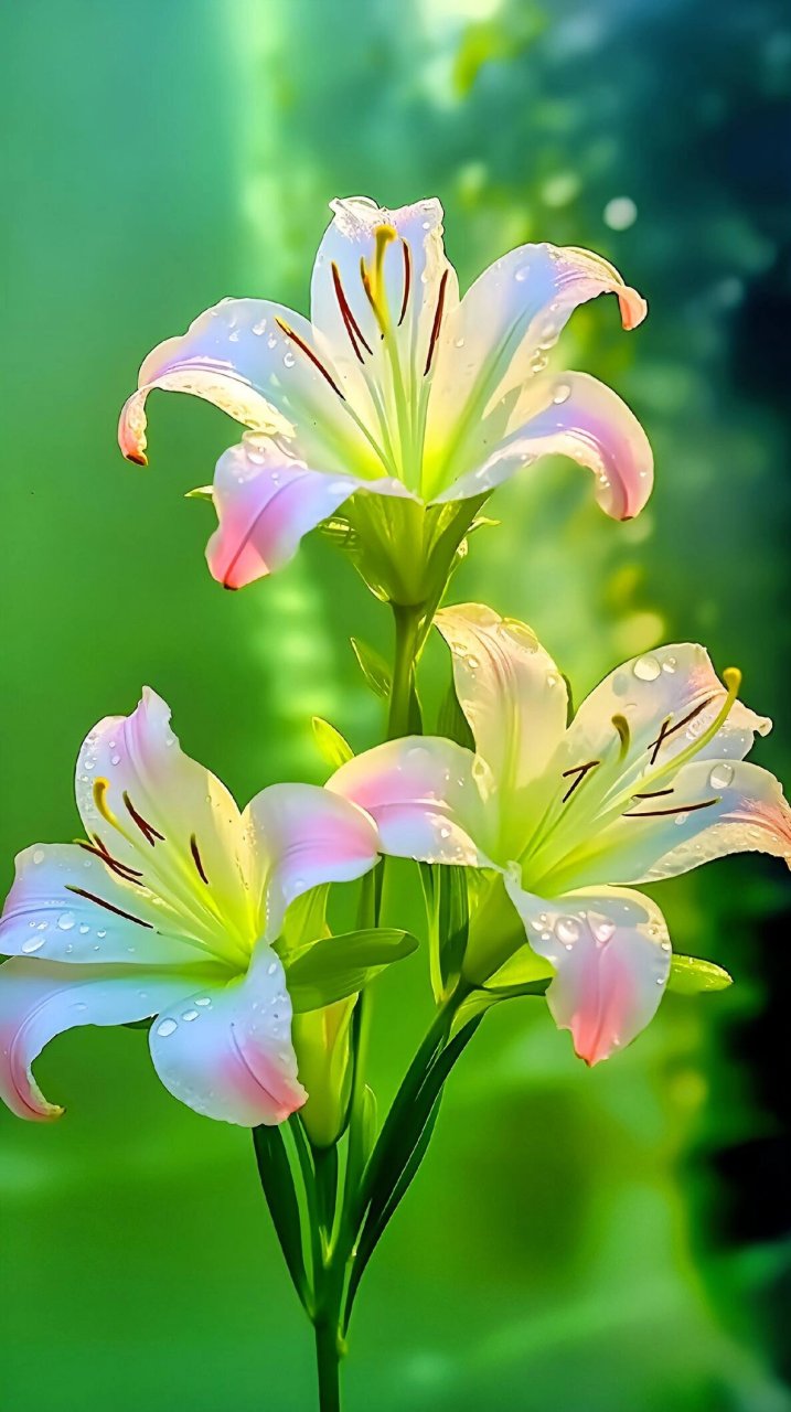 百合花的花语:百事合意,百转千回,只想和你在一起