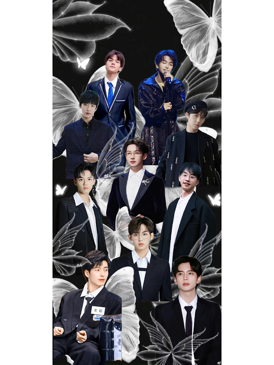 名侦探学院壁纸 《黑西》 "一起闪闪发光吧" 	 kaka自制/素材来自01