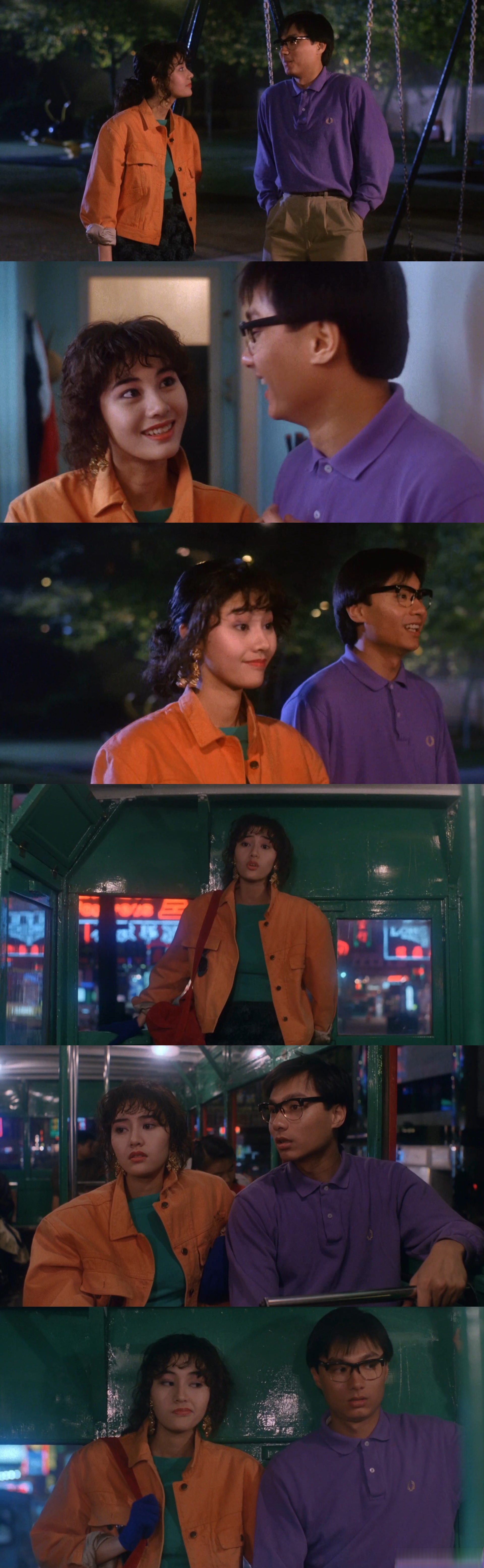 一九九〇年,王晶导演电影《靓足100分》.