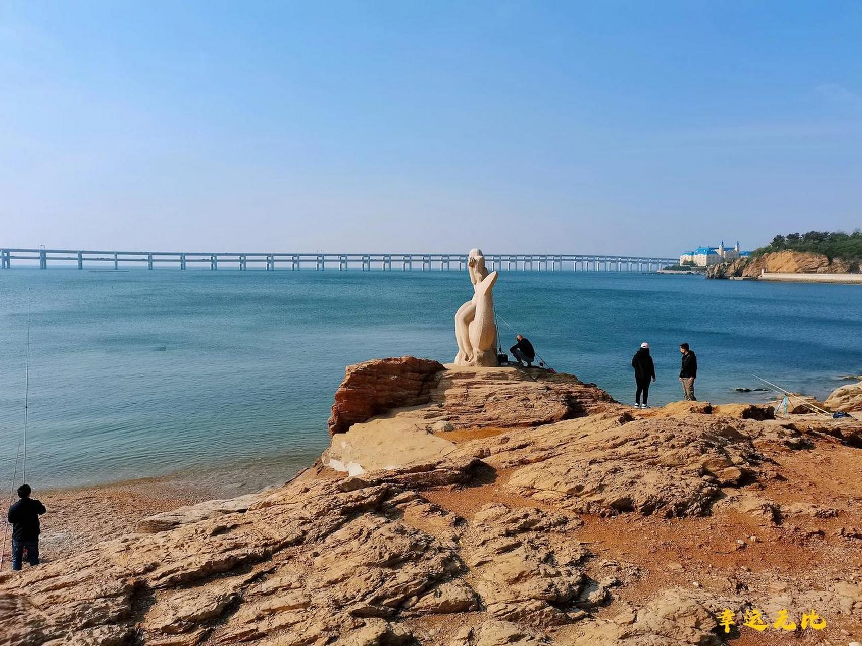 分享一下你随手拍下的海大连星海公园,远眺跨海大桥.