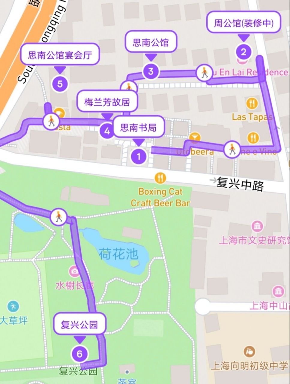 上海思南路地图图片