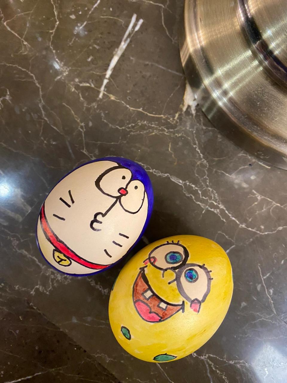 ❤️鸡蛋画画❤️ 被小朋友手工活支配的一天 护蛋行动 需要