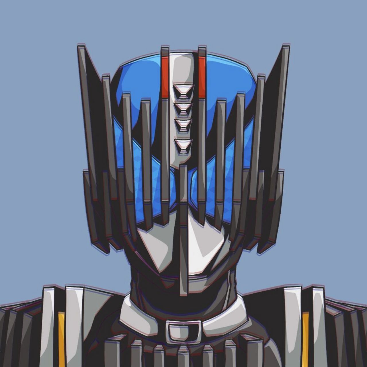 海东夫人虽迟但到,和帝骑凑个情头 #procreate# #画画# #假面骑士