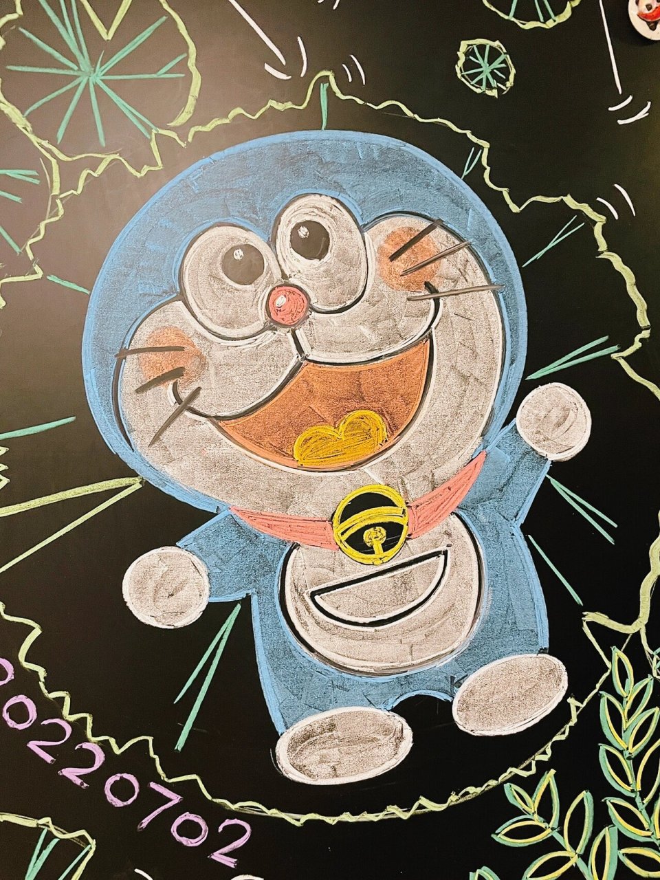 黑板墙 | 哆啦a梦97陪我们一起过暑假吧 97暑假来啦!