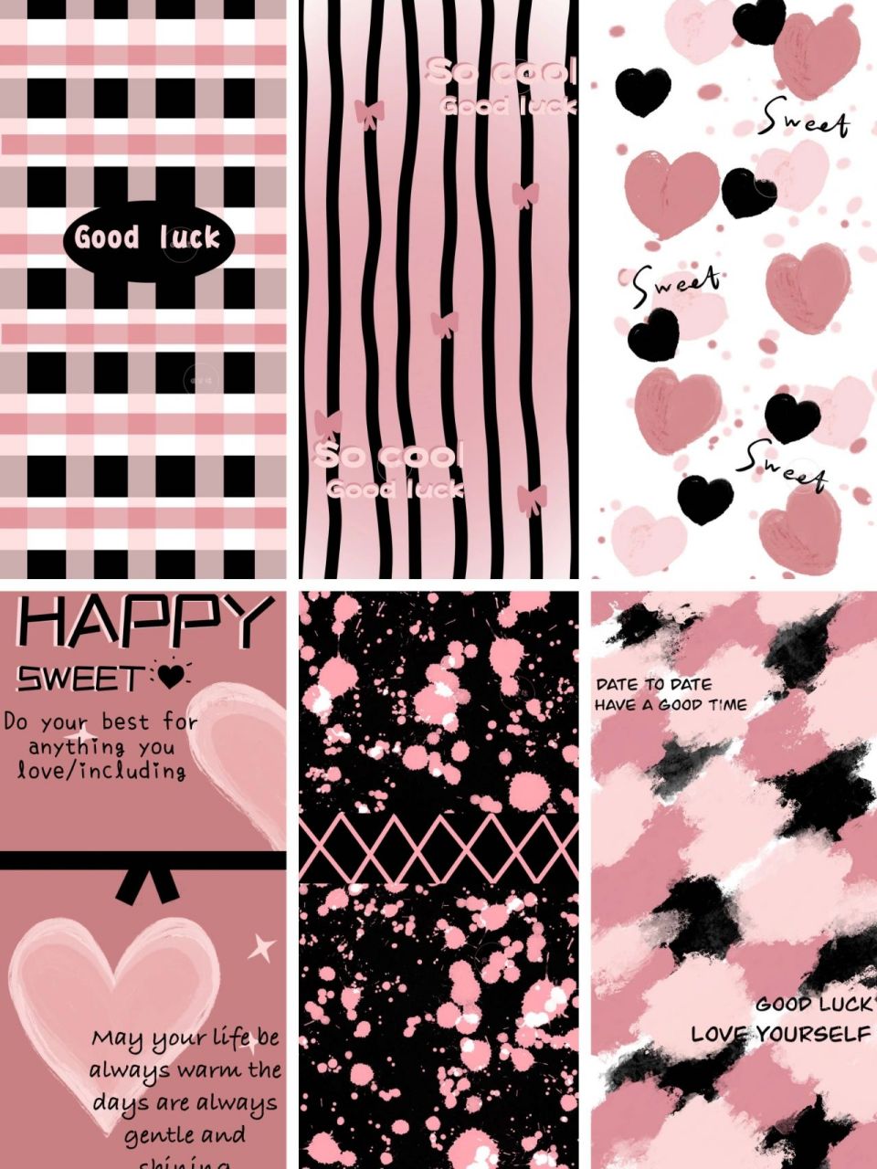 原创甜酷风壁纸分享 一组甜酷风壁纸~ 禁未授权商用