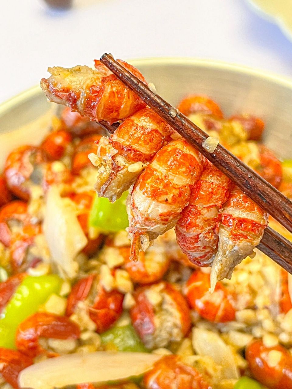 蒜蓉龙虾尾 |02蒜香浓郁,好吃到嗦手指 夏天就是要吃虾尾 夜市必点