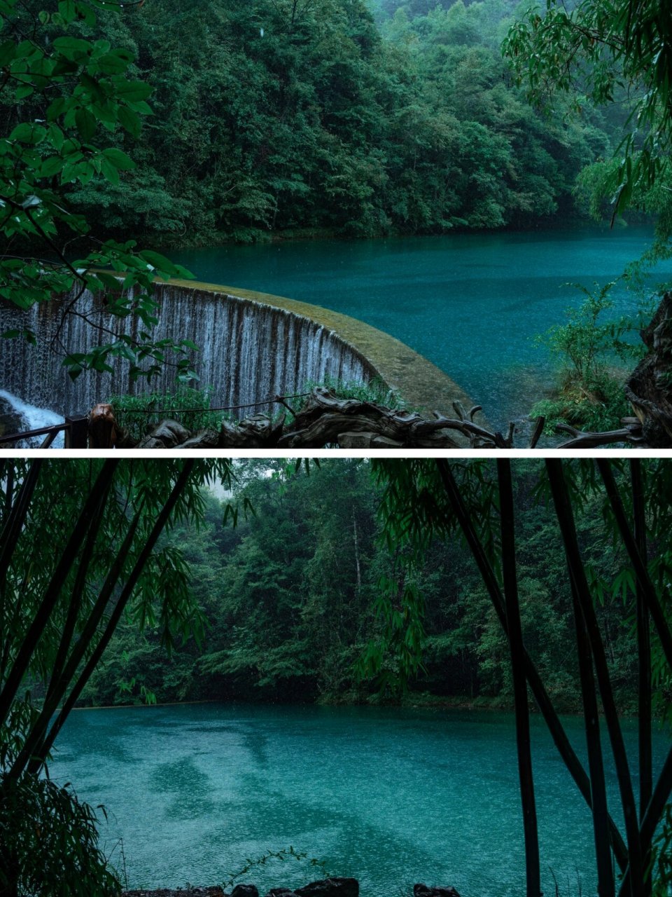 人间仙境小七孔之卧龙潭 七孔景区的卧龙潭是我喜欢的景点之一,这里