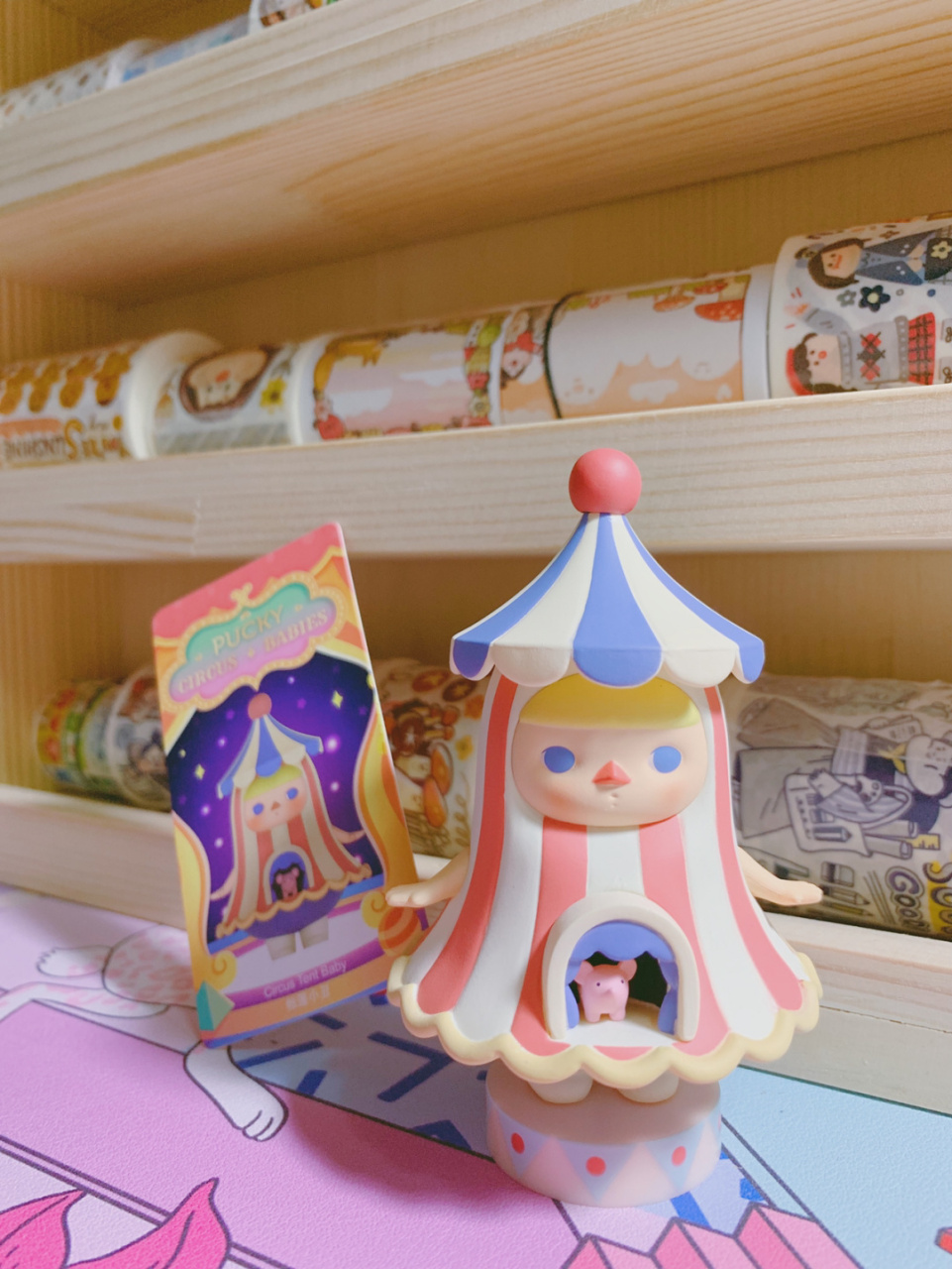 盲盒初体验98毕奇马戏团帐篷小丑的小猪猪 老阿姨第一次买盲盒,居然