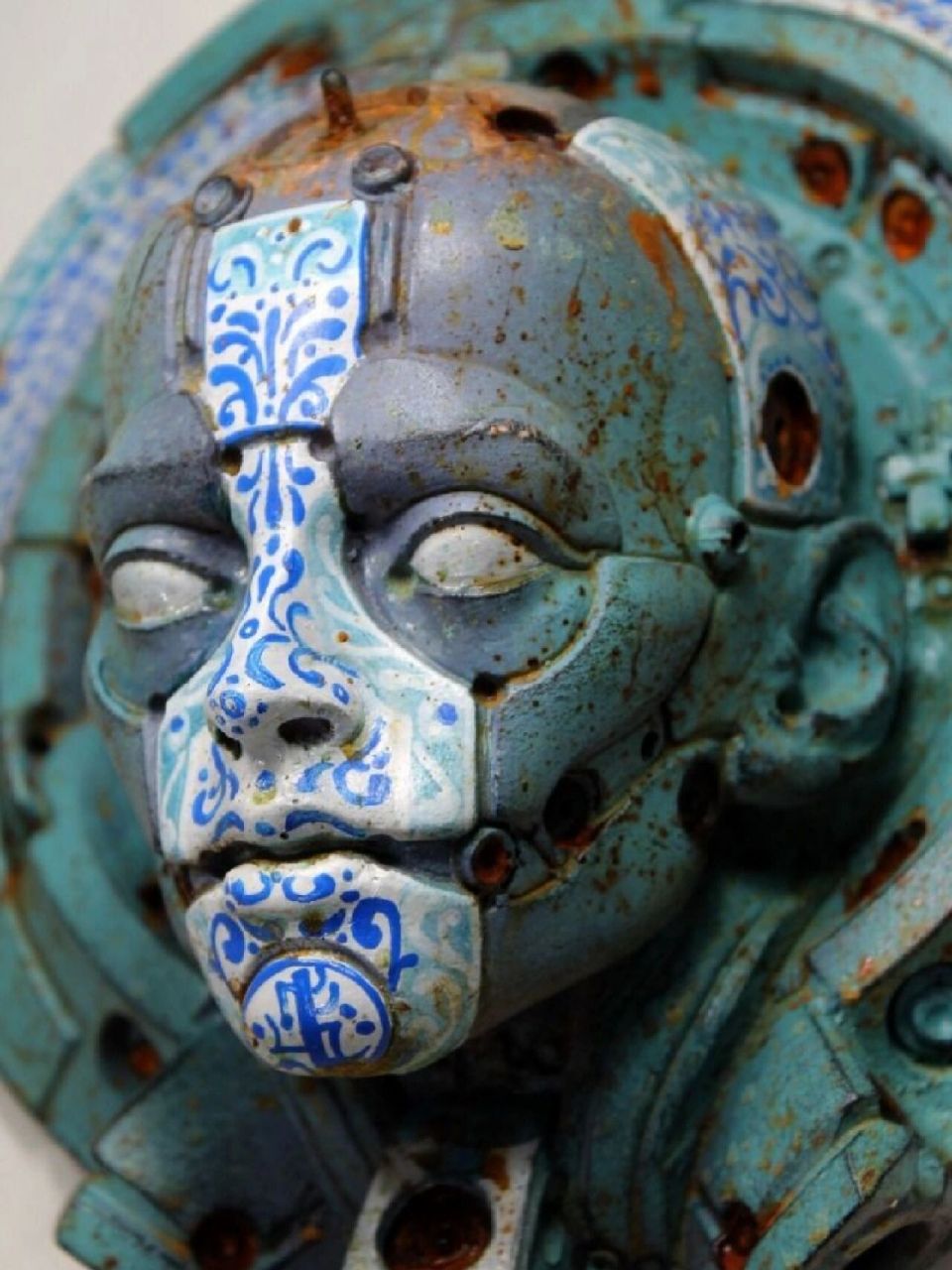 一眼难忘的机器人肖像(二) 前一个泥塑机器人图片素材爆了,因为篇幅