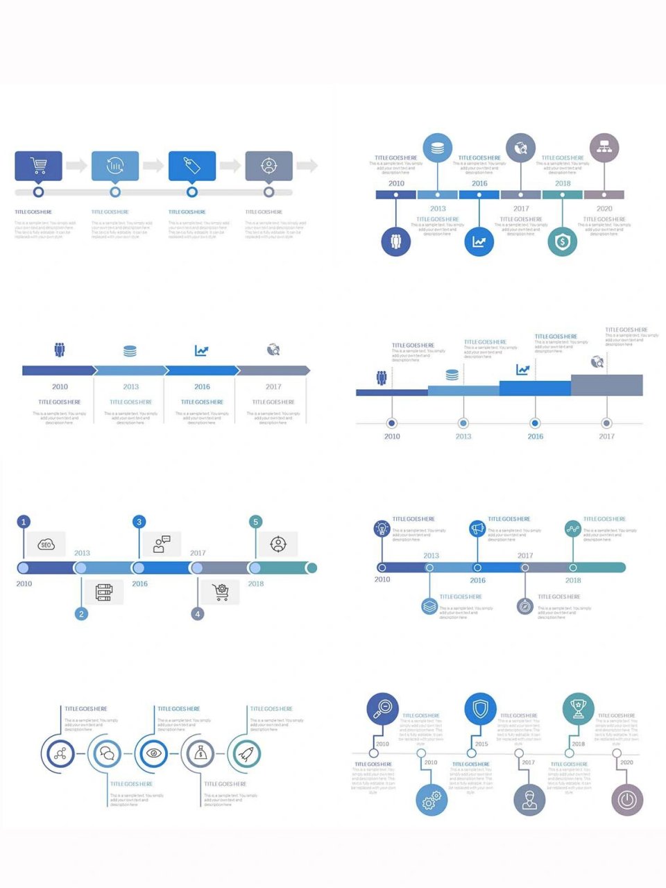 ppt素材 项目汇报通用时间轴历程ppt图表447 96在制作 ppt 时,时间