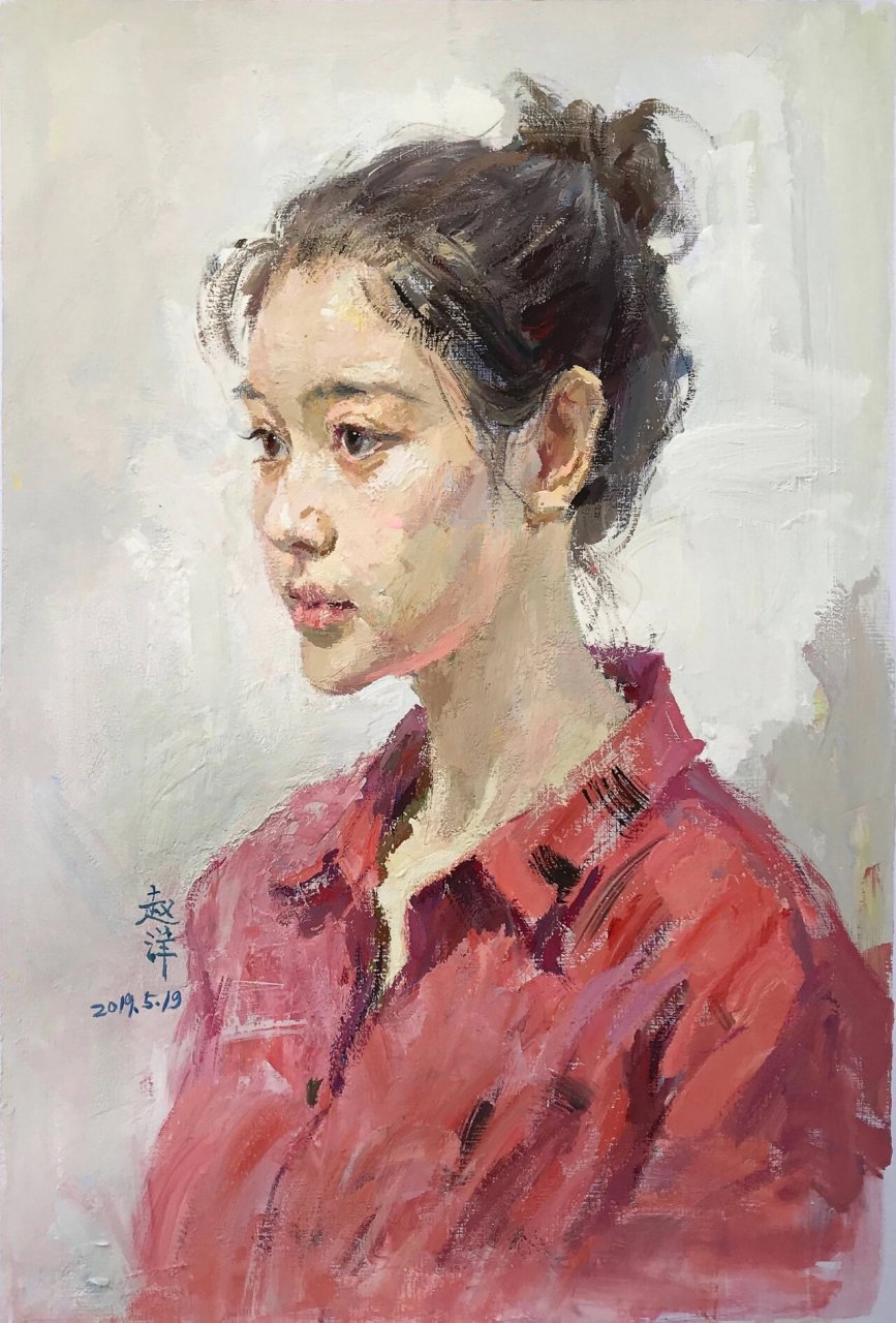 色彩半身像步骤详解图!