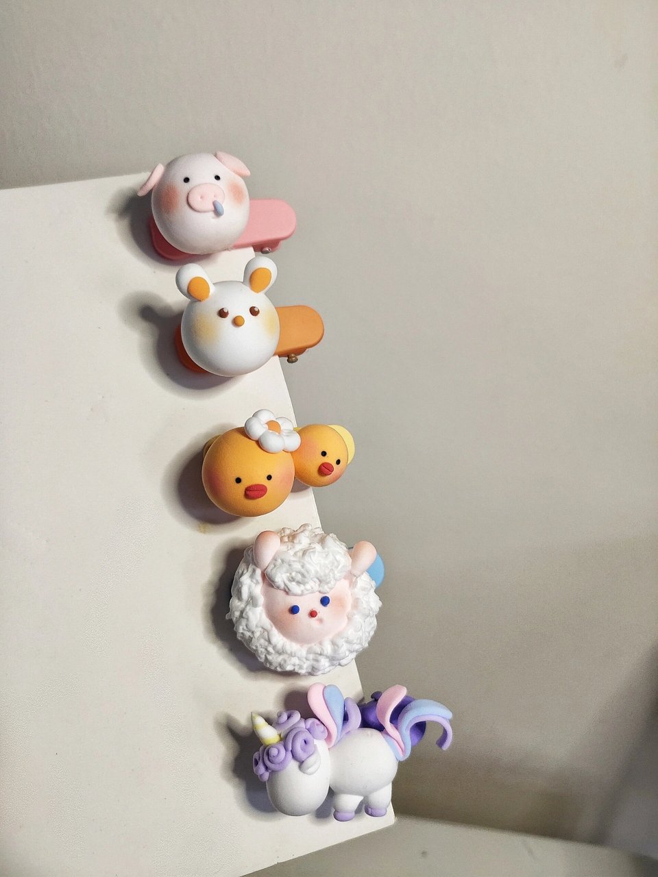 萌萌哒小动物黏土发夹,你最喜欢哪一个?