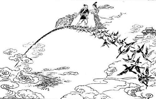 牛郎织女鹊桥会是什么的由来(牛郎织女的鹊桥相会的来历是什么)