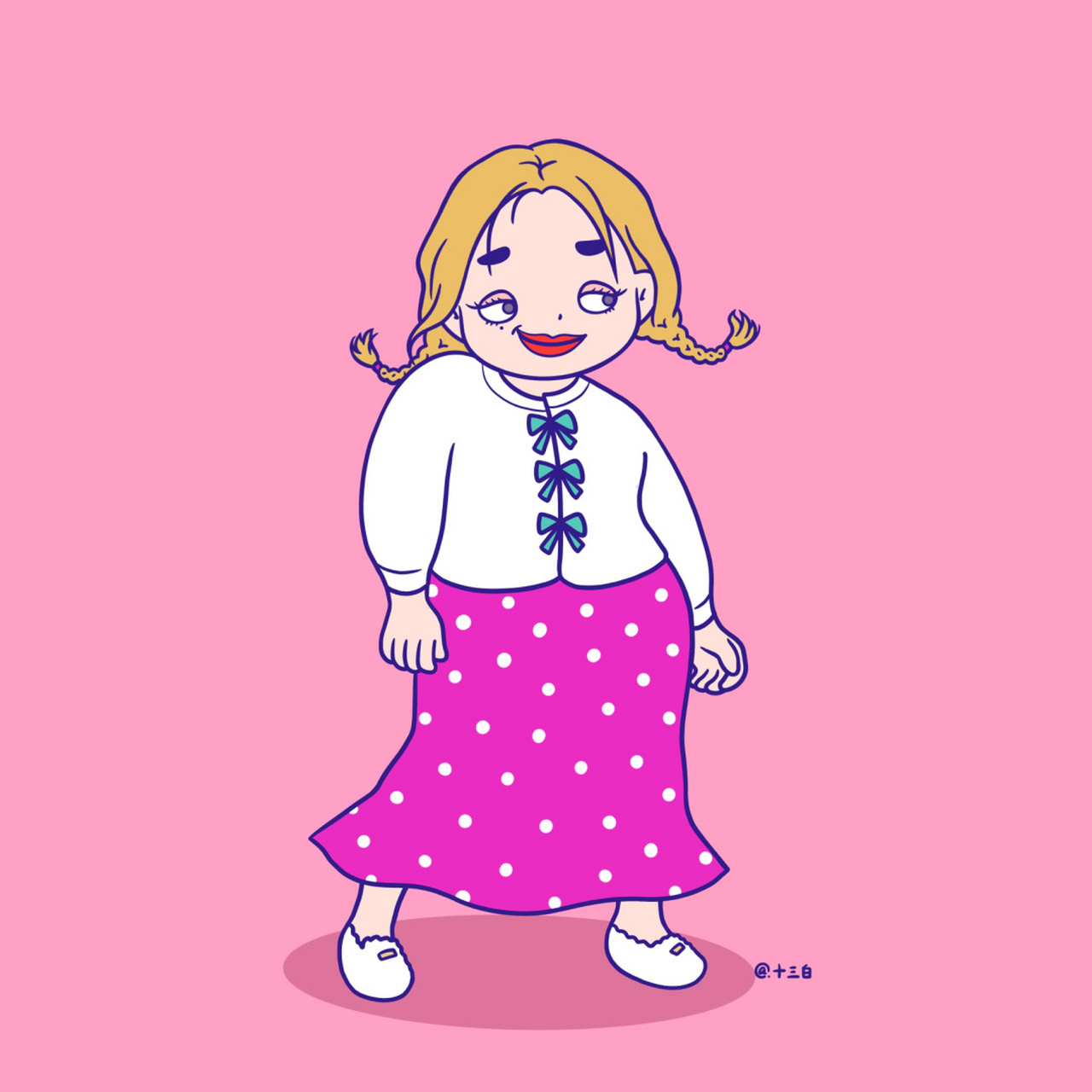 穿搭插画 角色设计 #我是原创插画师