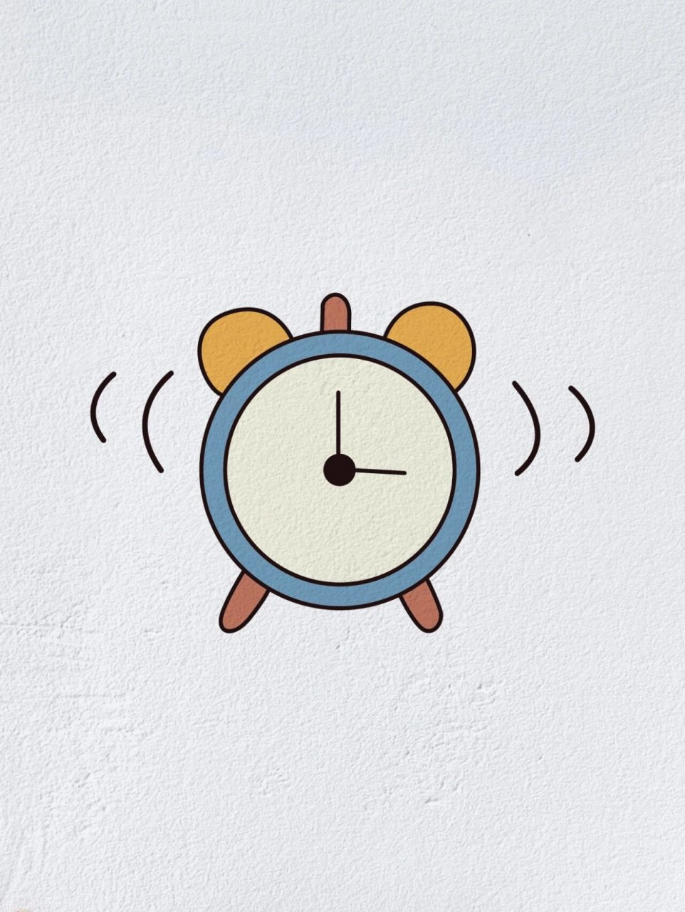 小闹钟简笔画(内附过程图)
