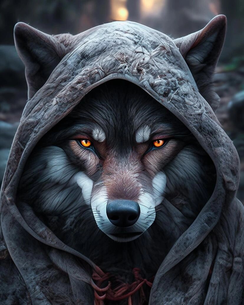 绝美狼王:皇家气质的深邃眼睛神秘狼