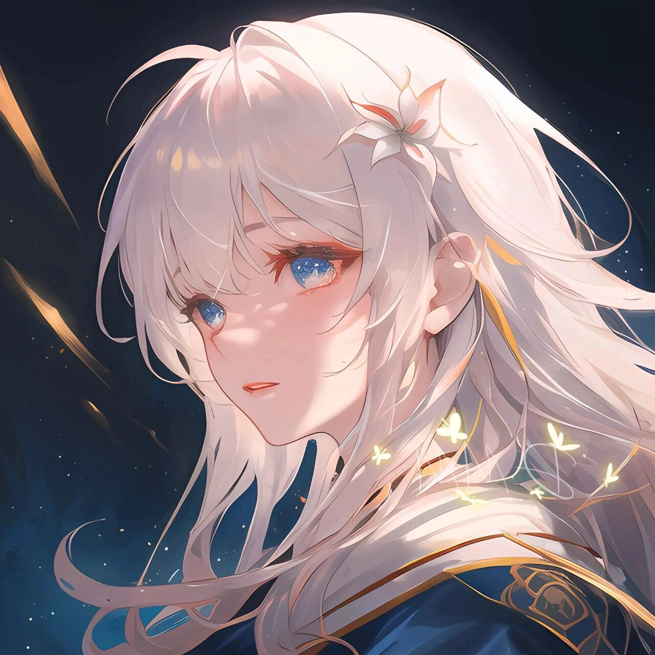 动漫女头|高颜值小众宝藏动漫头像       由无界ai生成