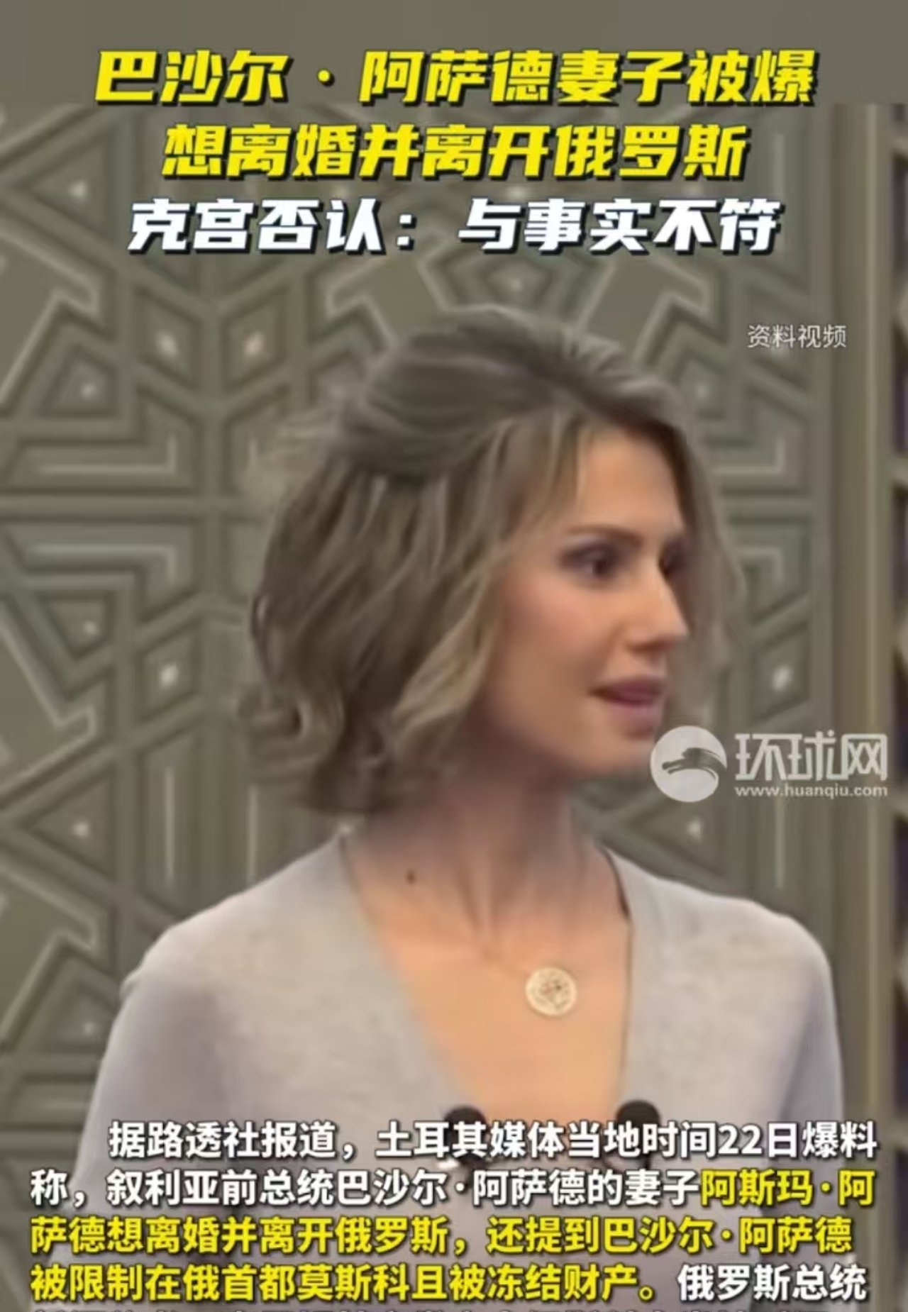 金建希和叙利亚前总统巴沙尔的夫人阿斯玛·阿萨德都成为了舆论焦点
