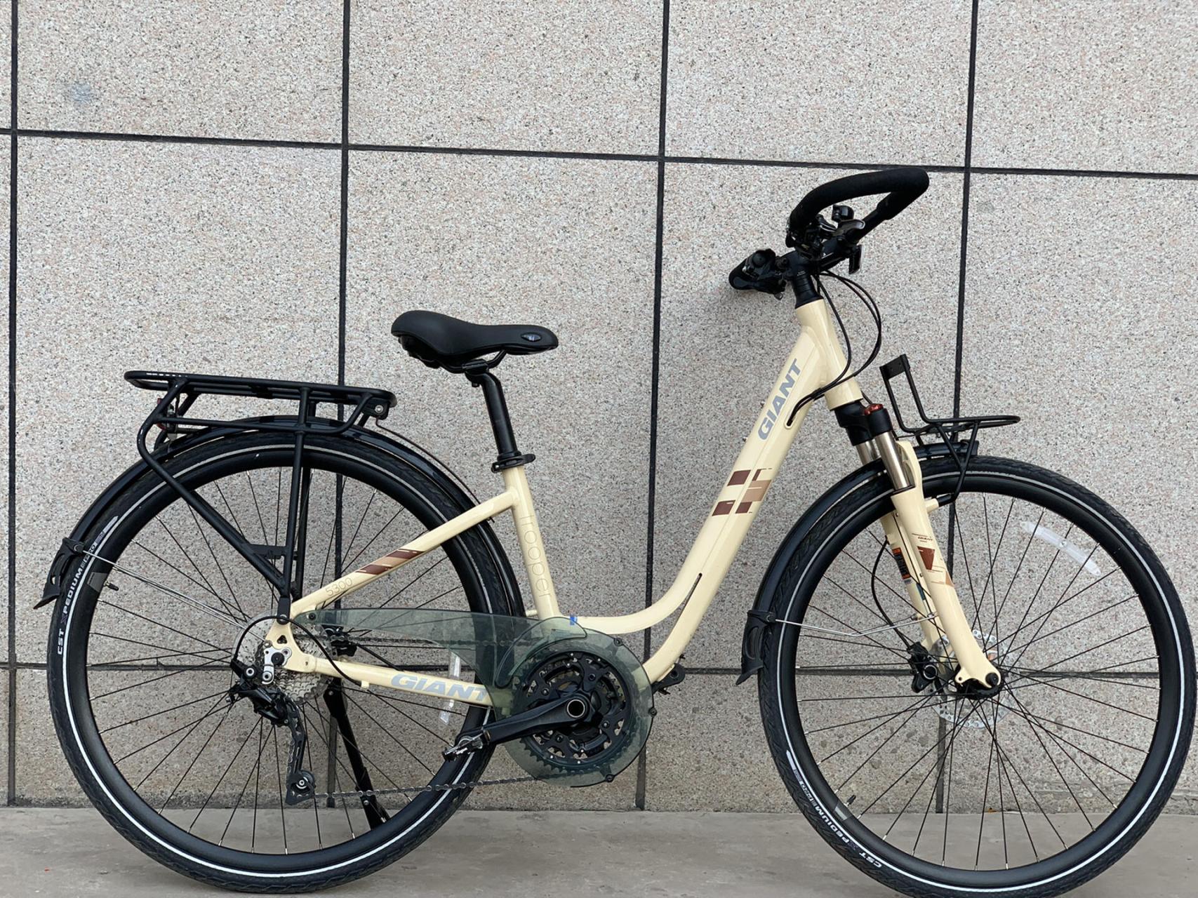 捷安特二手车信息:捷安特旅行车帝柏5300,30变速油压刹车镁合金前叉