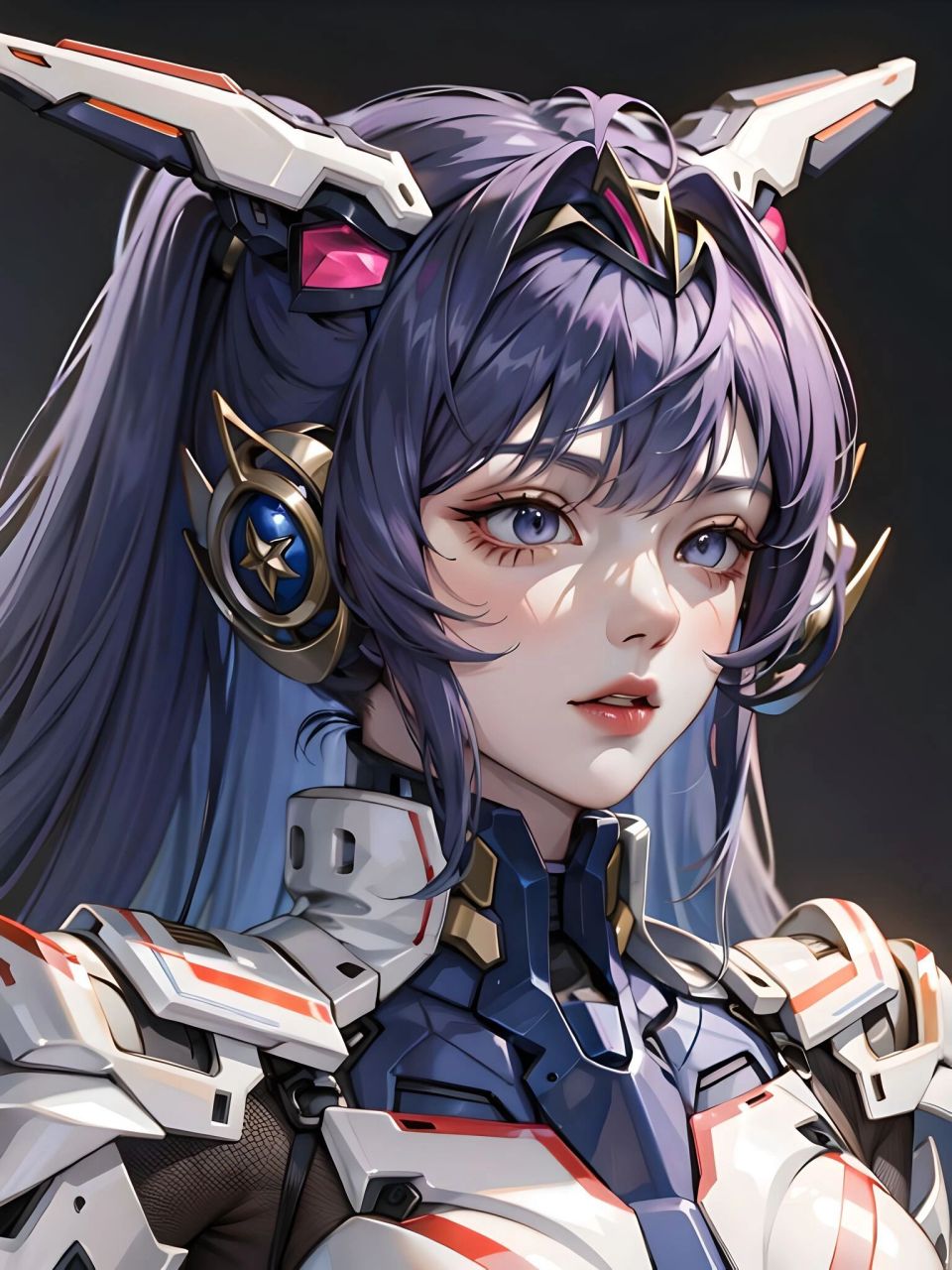 09机甲风女生头像～ 帅就完事啦!