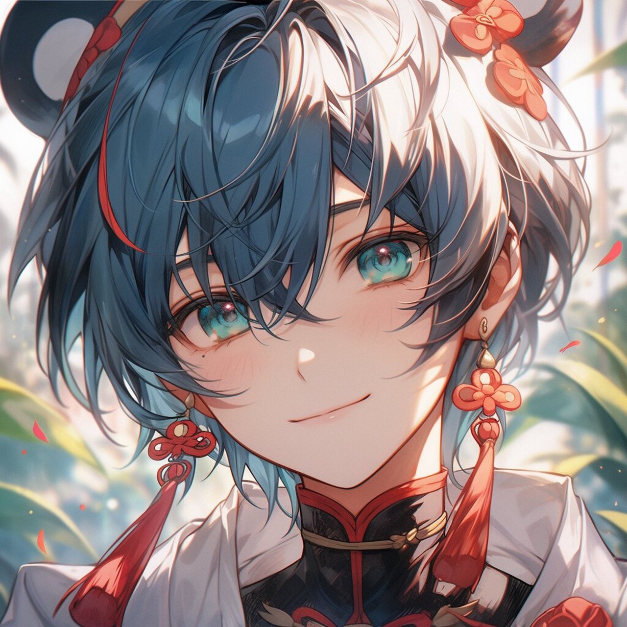 男生头像 | 第十三期 蓝发系列 梦幻纯青 酷 犹如蓝色的微风,轻盈而