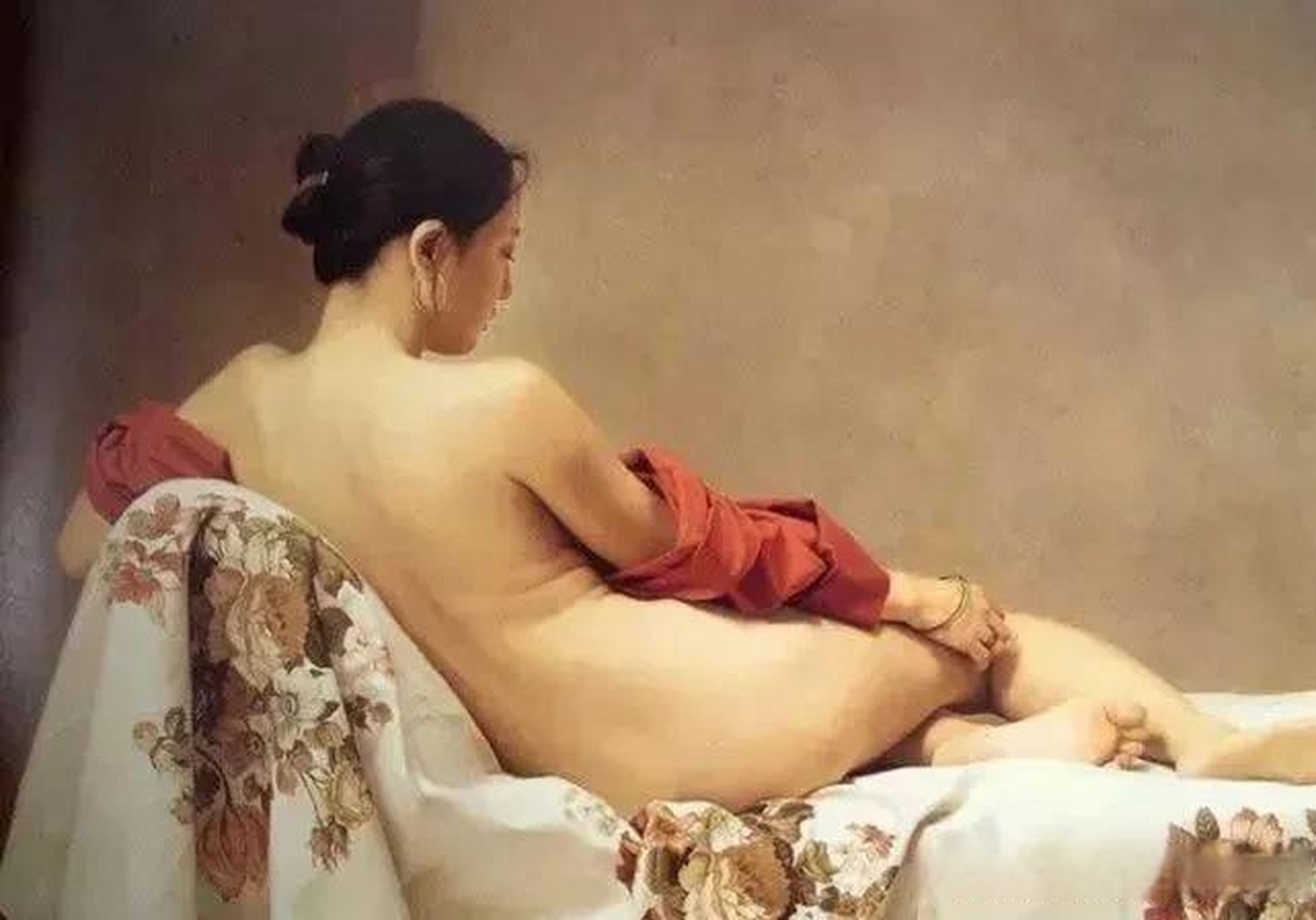 人像佳作分享 显化者美图 美女名画 油画里的睡美人