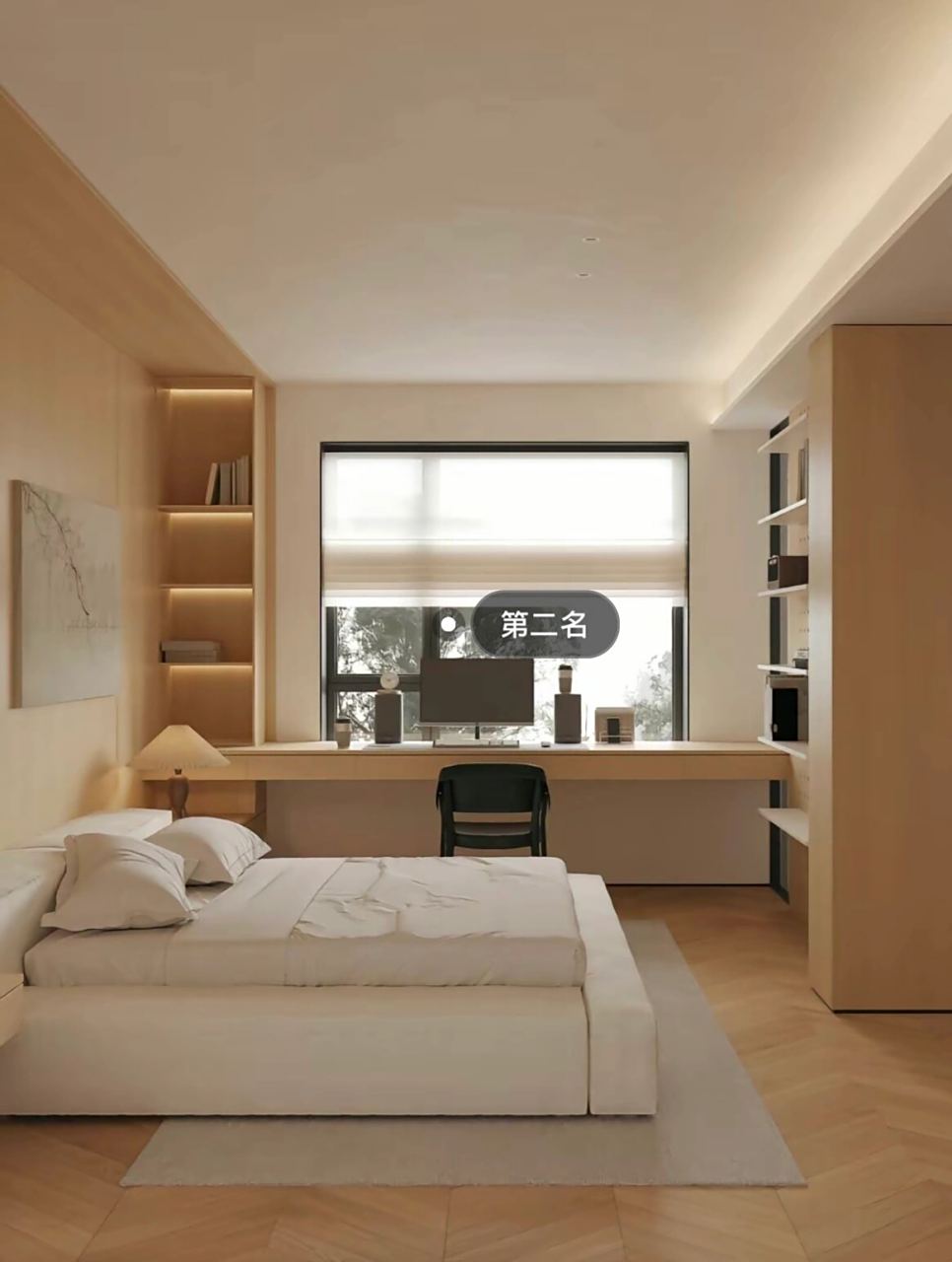 卧室设计窗边柜书桌一体原来是这种效果 给大家分享几款窗边柜书桌