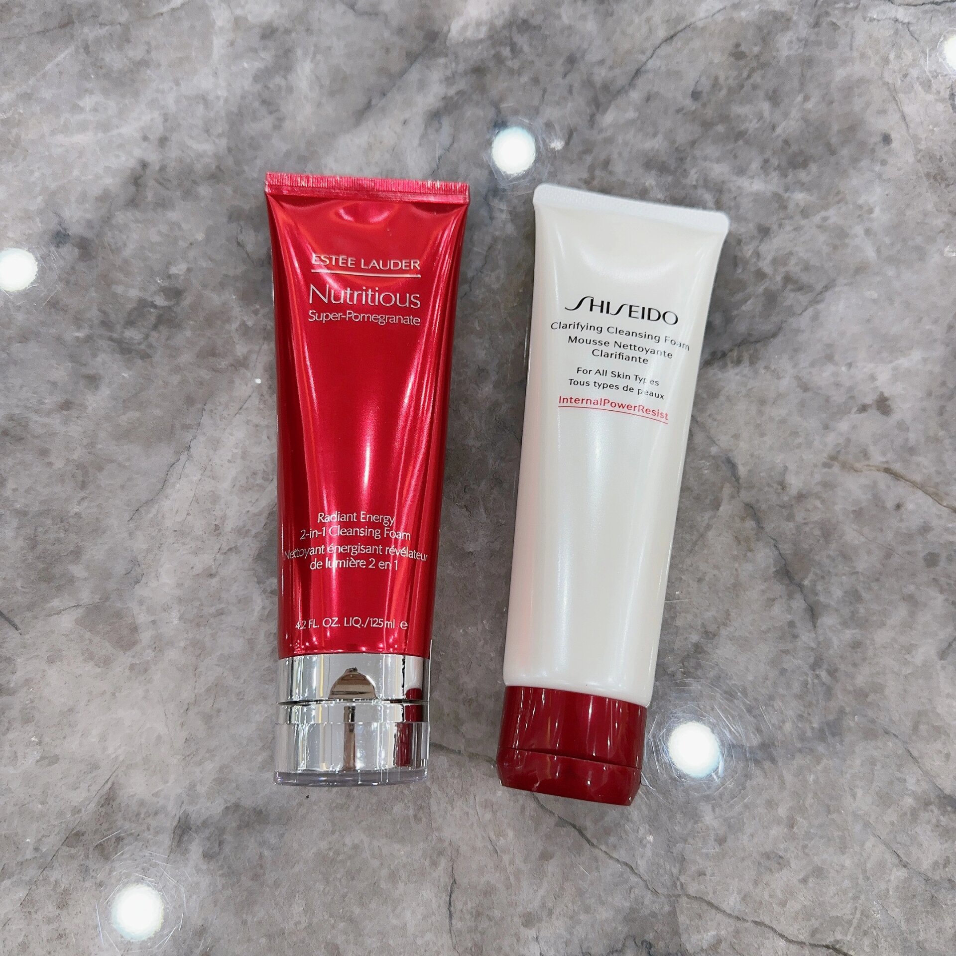 资生堂红腰子洁面90雅诗兰黛红石榴洁面