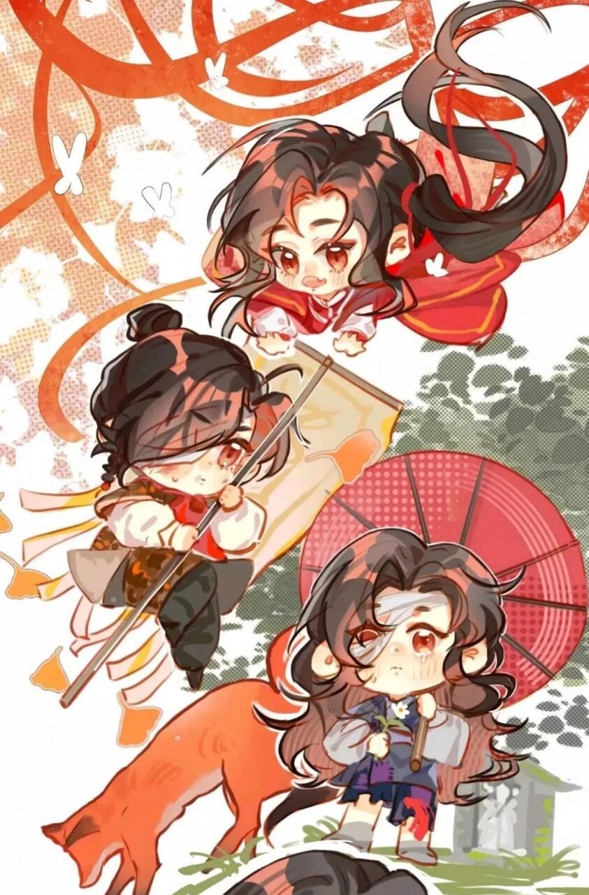 花怜q版壁纸 好可爱