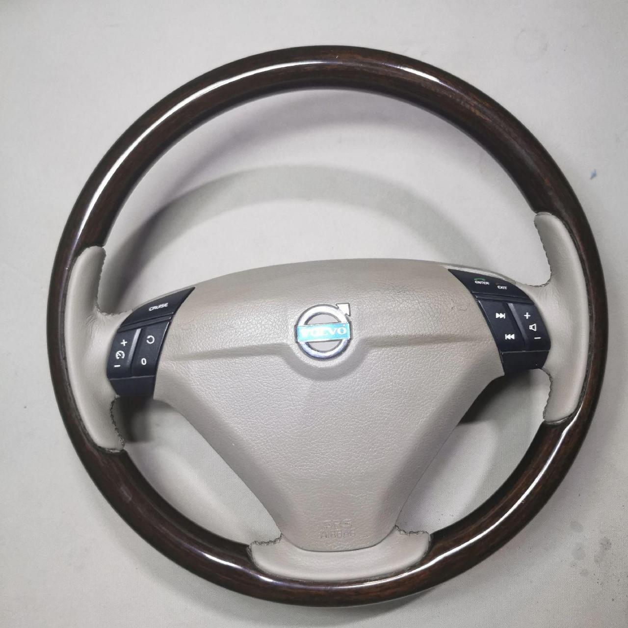 沃尔沃s60l方向盘翻新修复改装