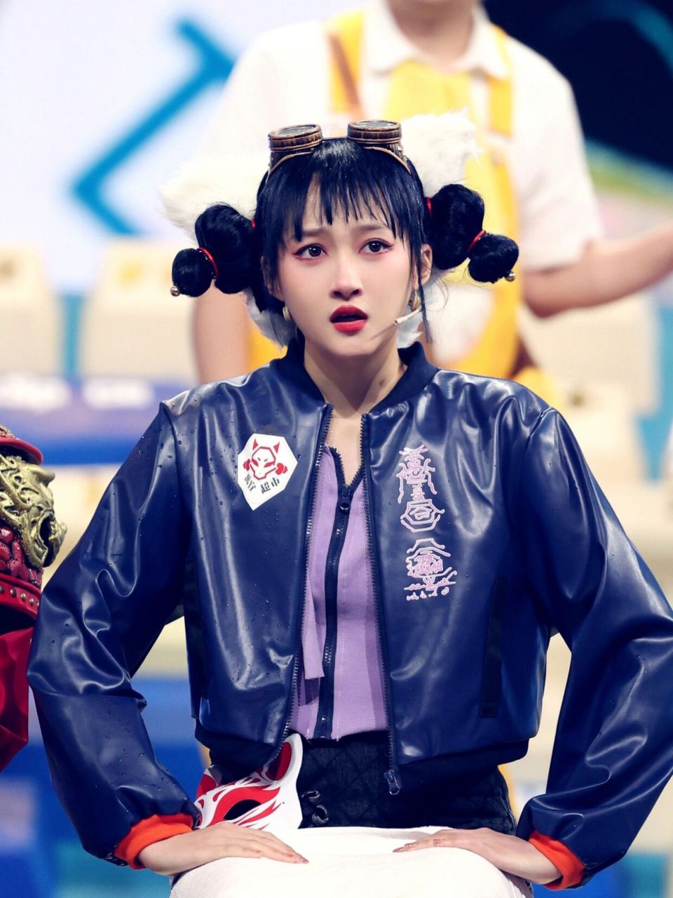 关晓彤cos宝青坊主 可爱娇媚还原度满分!