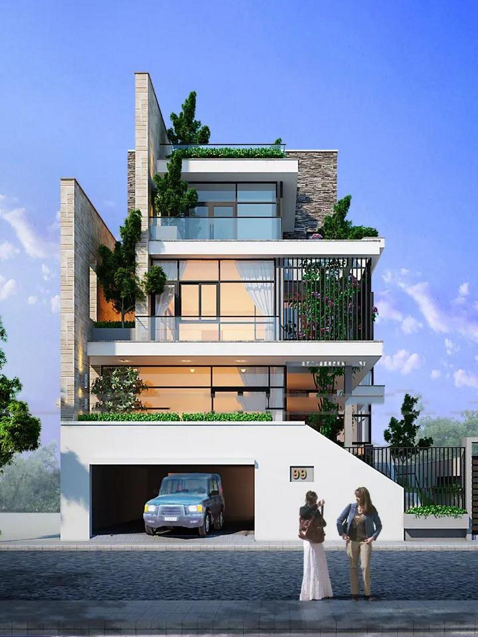 设计分享|未来住宅系列78 带着花园的房子,未来必火 大家期待以后住