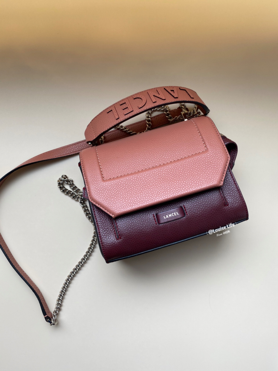 出门前,一起翻个包吧 7415包包:lancel ninon #兰姿 lancel# 在