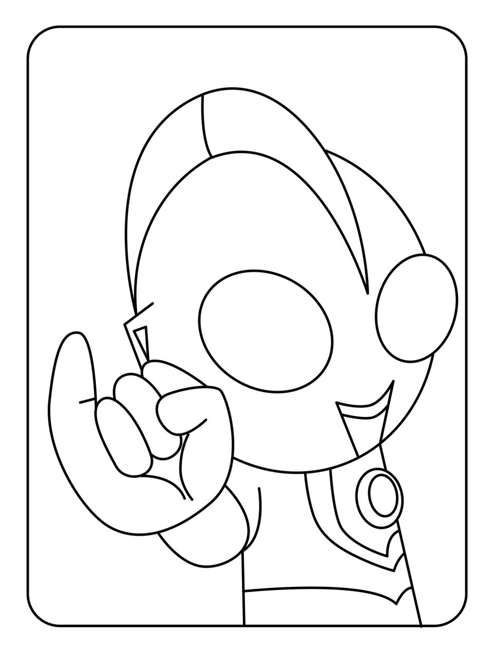 99q版奥特曼涂色简笔画 | 全素材120张75   97用涂色的方式培养